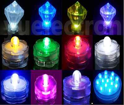 12/24/36 Led Submersible Waterproof Wedding Floral Decoration Party Tea Light • 13.99$