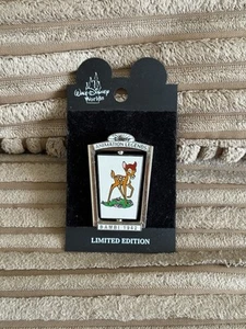 Disney Parks WDW Animation Legends Bambi Spinner Pin Le 5000 New - Picture 1 of 6