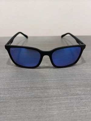 LENTE ESPEJO POLARIZADA AZUL NEGRO MATE MAUI Jim Wild Coast MJ 756 Foto 1 de 4