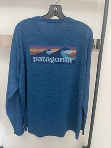Camisa Patagonia Capilene Cool Ligera Rendimiento Azul Para Hombre’s XL Ropa Activa - Imagen 1 de 8