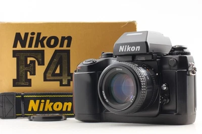 Late [N MINT+ In BOX] Nikon F4 35mm Film Camera AF Nikkor 50mm f1.4D From JAPAN - image 1 of 4