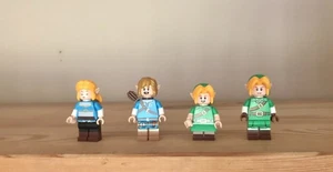 LEGO Legend of Zelda 4 Minifigures Link Zelda from set 77092 - Picture 1 of 5