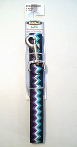 Nueva correa para perro Petz Best Eco Pals 5', talla grande, azul, negra - Imagen 1 de 4