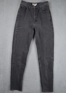 Vintage 90s GUESS Jeans 26 Faded Black Straight High Rise (ACTUAL SIZE 26x31) - Picture 1 of 17