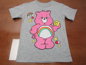 M Care Bears Short Sleeve Pink Cheer Bear T-shirt Girls Size 7 Embroidered - Picture 1 of 12