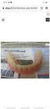 Protesi dentiera denti veri nuovi lato inferiore