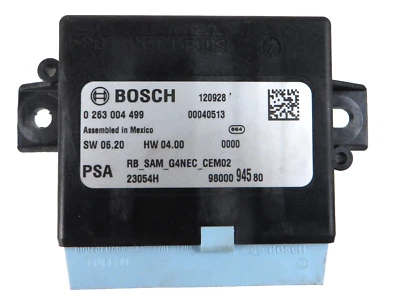 Centralina parcheggio assistito Citroen C4 II NC 0263004499 9800094580   - Immagine 1 di 2