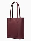 Kate Spade Daily Large Tote Burgundy Saffiano K8662 Deep Berry NWT $359 MSRP FS