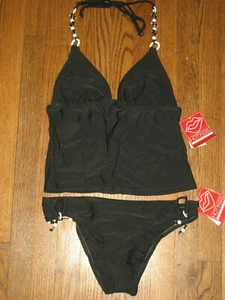 New Hot Kiss womens bathing suit swim Large 8 top 10 bottom swimwear tankini - Picture 1 of 2