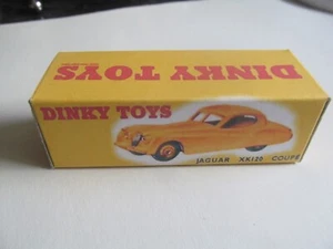 REPRO DINKY JAGUAR XK120 BOX - BOX ONLY - Picture 1 of 1