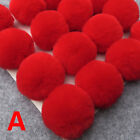 8Cm Big Faux Fur Bag Pendant Pompom Rabbit Fur Ball Key Fluffy Diy Accessories