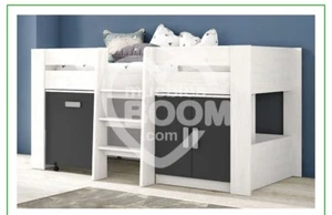 Cama con armario y escritorio - Imagen 1 de 2