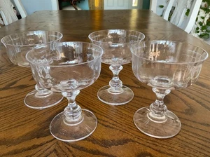Mikasa French Countryside 4 Champagner Sherbet Gläser 5 1/8" hoch Top Zustand - Bild 1 von 10