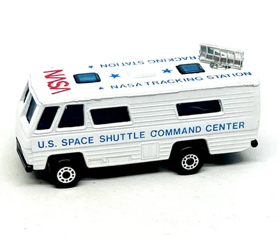 Matchbox International 54 NASA Tracking Vehicle rare blue windows, dot dash mint — 第 1/3 张图片