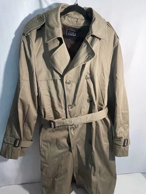 Newport Harbor мужской плащ 44 Reg съемный вкладыш сверхпрочный винтажный Y2K опрятный - Изображение 1 из 4