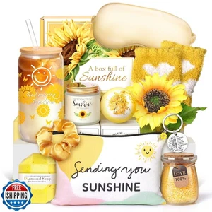 Birthday Gifts for Women, 12pcs Sunflower Self-Care Package, Sending Sunshine - Picture 1 of 5