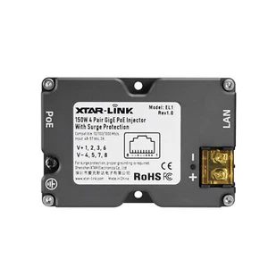 XTAR 150W GigE Pasywny wtryskiwacz Starlink Boost PoE do mieszkalnego Starlink V2 - Zdjęcie 1 z 14