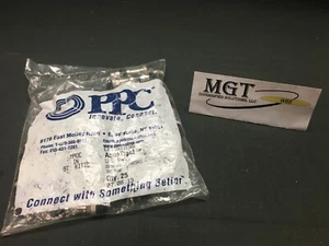 PPC / EX11N716WS / COMPRESSION RG11 CONNECTORS / AQUA TIGHT / BAG OF 25 - Picture 1 of 3