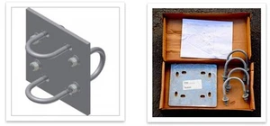 Andrew CommScope XP-3030, Crossover Plate, 3-½” x 3-½”, Crossover Clamp - Picture 1 of 3