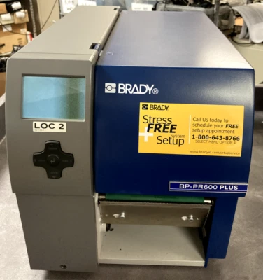 BRADY BP-PR600 Plus Label Printer FOR PARTS/ REPAIR *READ - Image 1 of 4