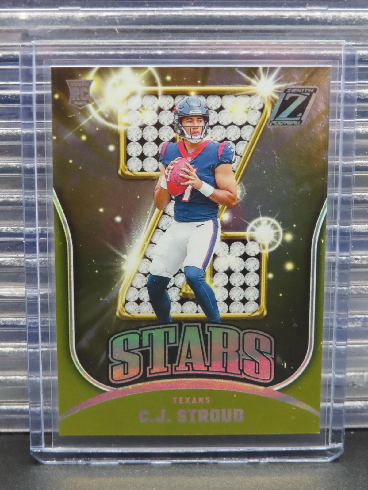 2023 Panini Zenith CJ Stroud Z-Stars Gold Rookie RC #04/10 Houston Texans