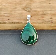 Natural  Malachite Pendent 925 Sterling Silver Women Neck Pendent MO5124