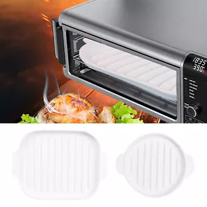 Microwave Bacon Rack Silicone Tray For Breakfast Cooking Heat-resistent,washable - Picture 1 of 14