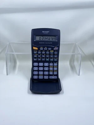 Sharp EL-501W Calculator with slide cover - FAST SHIPPING - Image 1 of 4