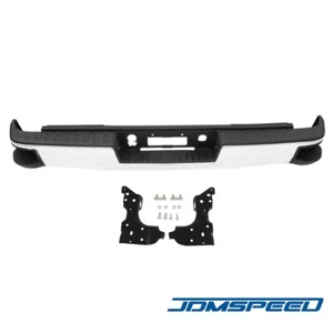 Rear Step Bumper Chrome Assembly Fits 2014-2018 Chevy Silverado GMC Sierra 1500 - Picture 1 of 8