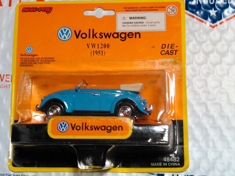 Новый Ray 1:43 синий 1951 Volkswagen VW 1200 - Изображение 1 из 1