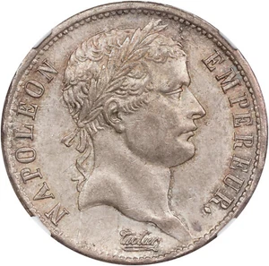 France: Napoleon I, 2 Francs 1811-A NGC MS-64 Paris mint, Nicely toned piece! - Picture 1 of 6