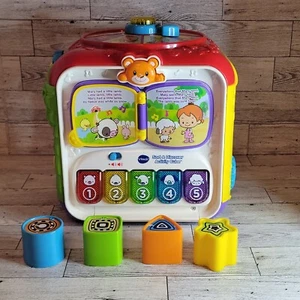 VTech Sort and Discover Activity Cube, Learning Toy for Baby Toddler Read - Picture 1 of 8