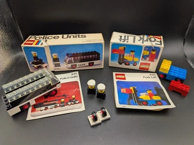 Lego Police Units 445 & Fork Lift 425 Instructions Extra Blocks - NOT COMPLETE - Image 1 of 4