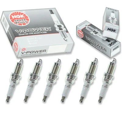 6 bujías NGK V-Power para Dodge Dakota 1997-2000 3,9 L - Kit de motor ds Foto 1 de 4