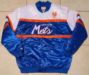 Mitchell & Ness MLB Satin Jacket New York Mets 4XL - Picture 1 of 13