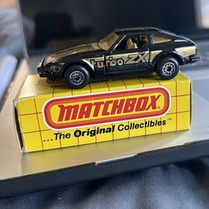 Matchbox Datsun 280 ZX 2+2 Black / Gold Stripe TURBO ZX SIDES Macau In Box - Picture 1 of 7