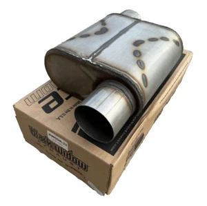 Black Widow Exhaust BWOOR-33 Race Venom Muffler 3 in. Diameter Offset/Offset - Picture 1 of 6