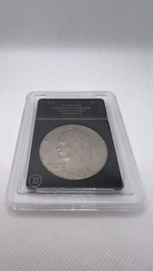 1976 P Eisenhower One Dollar Bradford Exchange Brilliant Uncirculated COA Slab - Picture 1 of 6