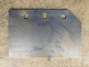 Placa lateral o quemadura de repuesto Jotul Jøtul 602F. Para 1 o 3 orejetas laterales. - Imagen 1 de 5