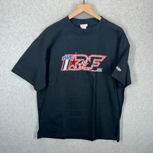 Vintage Black Flys Single Stitch Shirt XL Snowboard Skate Jnco Kiwkear Rave 90s - Picture 1 of 13