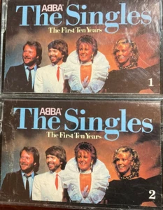 ABBA - THE SINGLES - THE FIRST TEN YEARS DOUBLE CASSETTE WITH FREE UK POSTAGE. - Picture 1 of 2