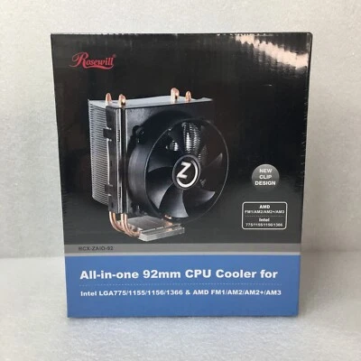 Rosewill CPU Cooler Fan 92mm RCX-ZAIO-92 (Brand New) - Image 1 of 4