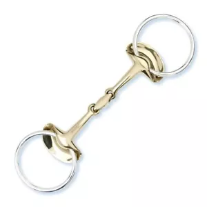 Stubben Golden Wings Snaffle Bit - Double Broken - Picture 1 of 8