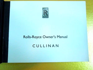 Rolls Royce Cullinan 2020 manual del propietario como nuevo - Imagen 1 de 21
