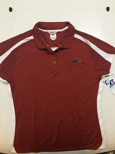 Russell Athletics Dri-Power Arkansas Razerback Short Sleeve Pull Over Shirt - Picture 1 of 5
