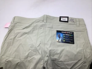 Zero Xposur Mens All Terrain Lightweight Hiking Pants 36x30 Black New J#6 - Picture 1 of 4