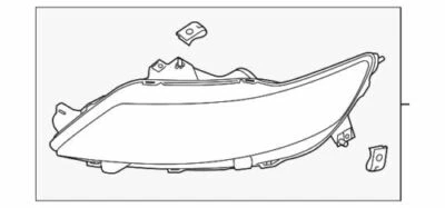 OEM NEW Ford 2013-2019 Police Interceptor Sedan Headlamp Housing DG1Z-13008-P - Image 1 of 2