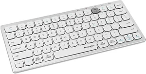 KENSINGTON K75504UK Dual Wireless Bluetooth Compact Keyboard UK QWERTY White - Picture 1 of 7