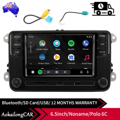 For VW POLO 6C Noname RCD360 RCD330 Android Auto Carplay Car Stereo Radio MQB - Image 1 of 4