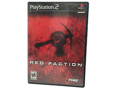 Red Faction (Playstation 2, PS2) 2001 Complete CIB Tested & Works